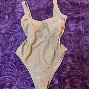 Shimmering Cream One Piece